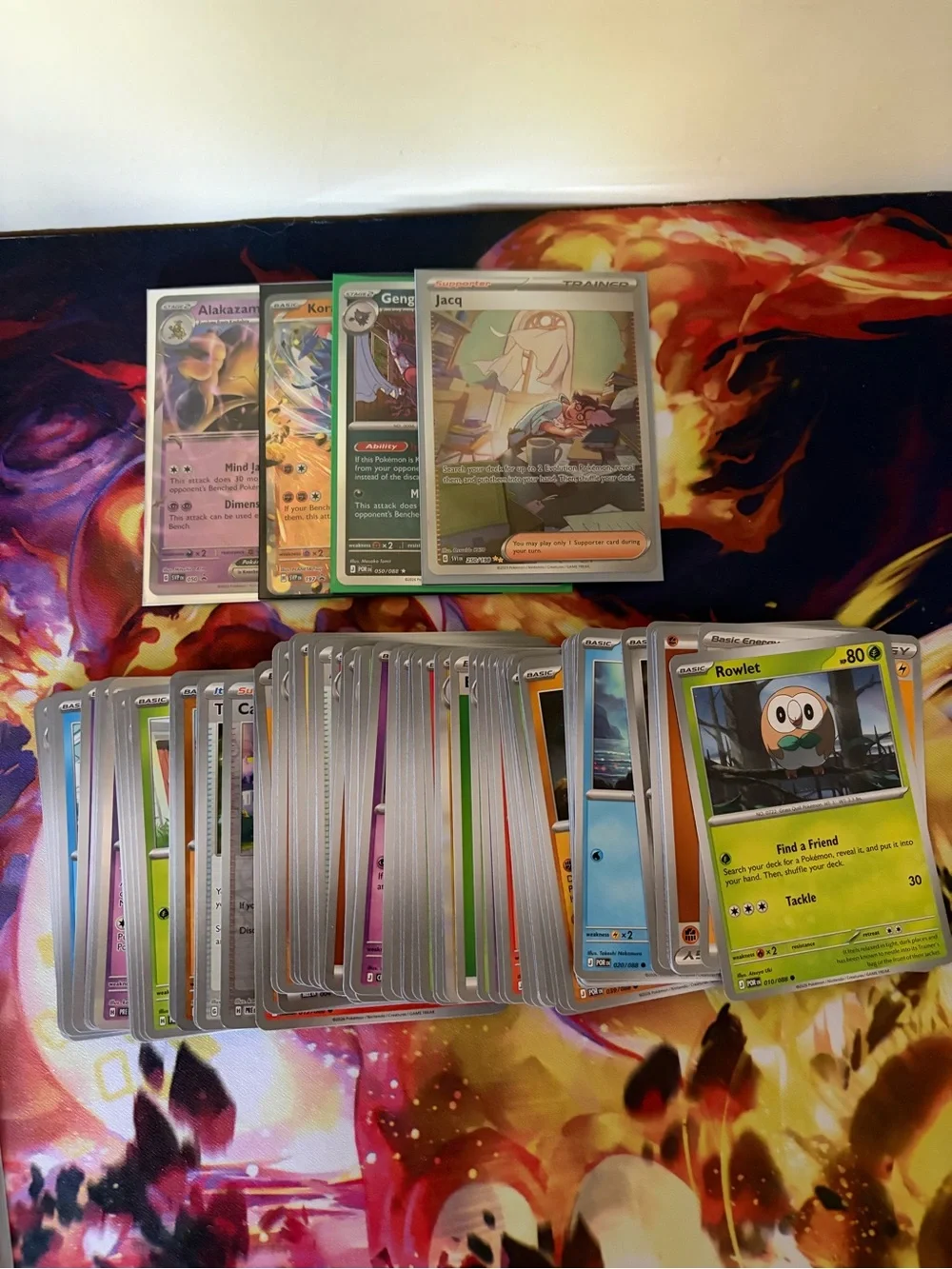 Pokemon Card Lot — Gengar, Alakazam ex, Koraidon ex, Jacq Trainer